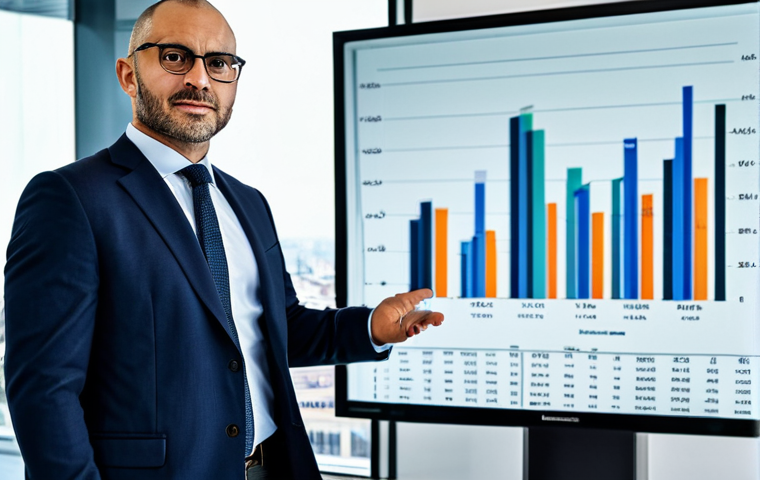 **

"A successful FX Manager, dressed in a professional business suit, stands in a modern Milan office overlooking the Duomo. He is confidently gesturing towards a large financial data display. Fully clothed, appropriate attire, safe for work, perfect anatomy, natural proportions, professional demeanor, high quality."

**