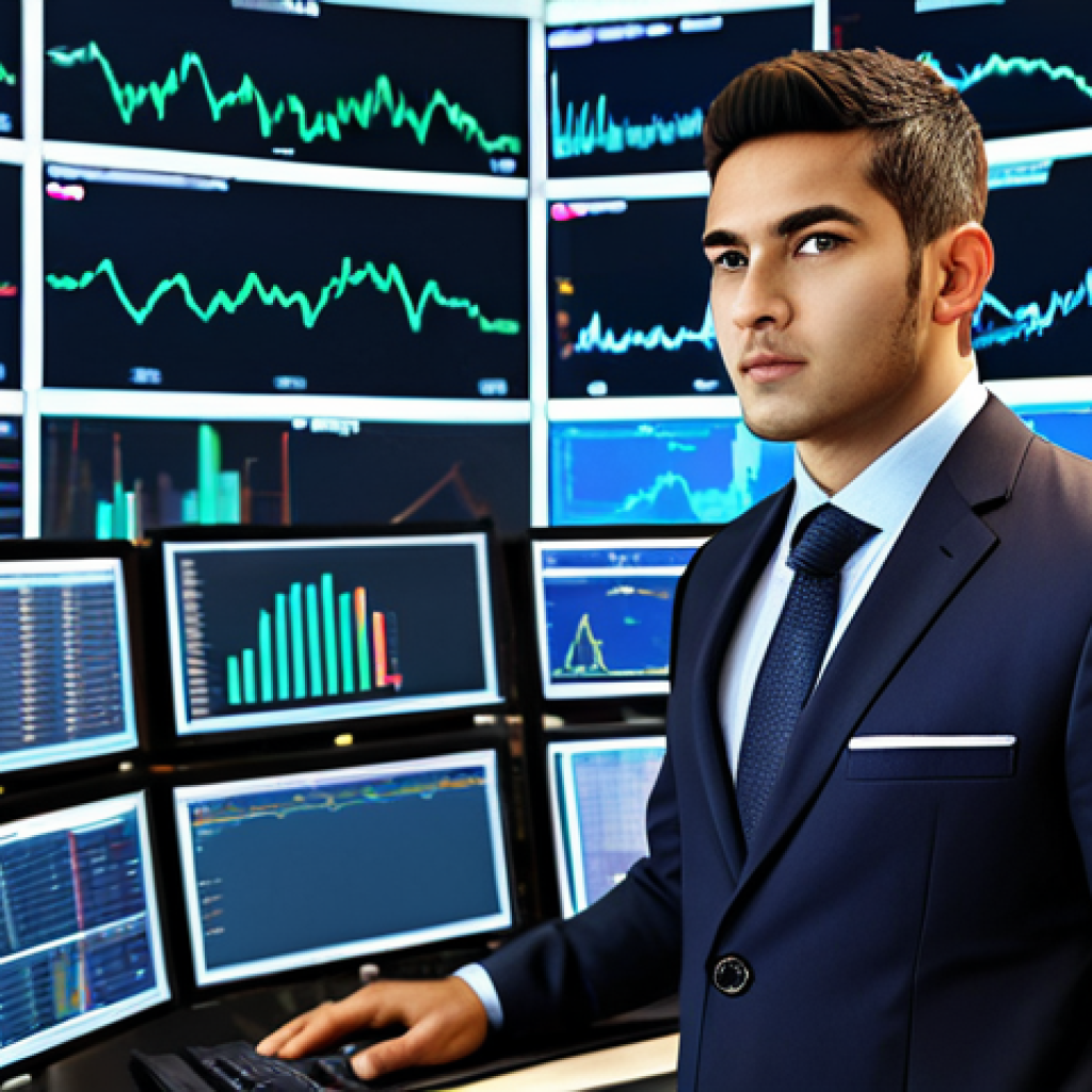 Currency Trader (Cambista)**
"A currency trader in a modern trading room, surrounded by monitors displaying financial data. The trader is a professional, fully clothed in appropriate business attire, focused on the screens. Background includes charts and graphs. Safe for work, appropriate content, modest clothing, perfect anatomy, natural proportions, professional."
**
