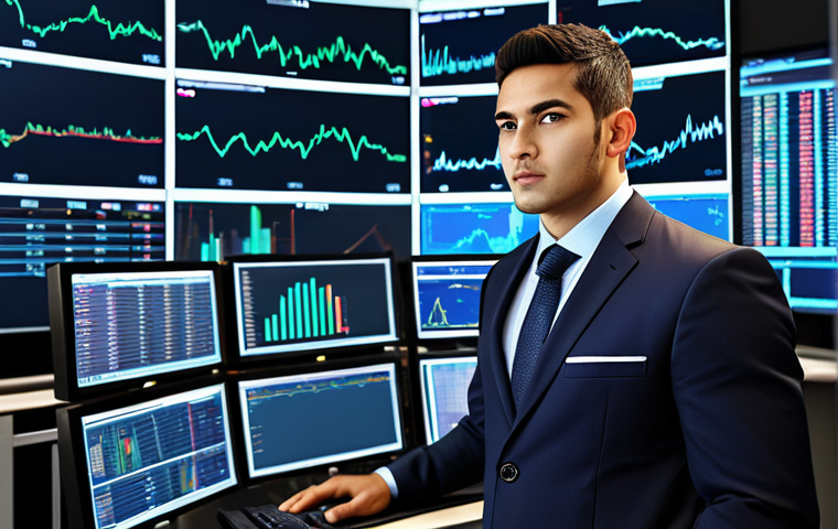 Currency Trader (Cambista)**
"A currency trader in a modern trading room, surrounded by monitors displaying financial data. The trader is a professional, fully clothed in appropriate business attire, focused on the screens. Background includes charts and graphs. Safe for work, appropriate content, modest clothing, perfect anatomy, natural proportions, professional."
**