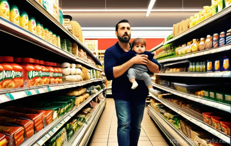 외환관리사와 외환 정책 변화 분석 - **Image Prompt: "The Weight of the Rising Cost of Living on an Italian Family"**
A realistic, sl...