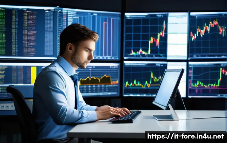 외환관리사와 외환 교육 사례 연구 - **Prompt 1: The Focused Forex Trader**
A highly detailed, realistic image of a male or female fo...