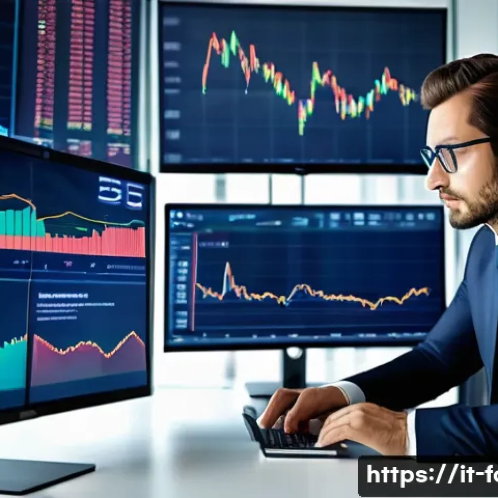 외환관리사와 외환 거래 세금 관리 - A professional Italian financial consultant in a modern office, analyzing currency exchange charts o...
